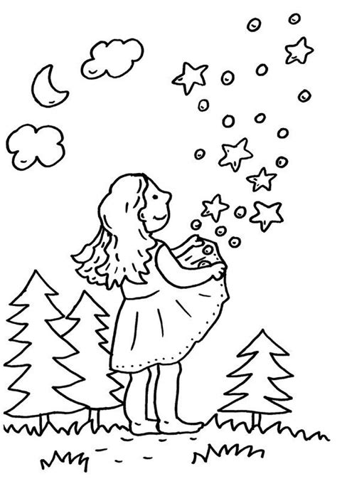 Download more than 170 tangled coloring pages! Ausmalbild Märchen: Sterntaler zum Ausmalen kostenlos ...