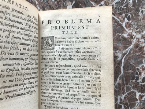 Actual 1650 Latin Volume Of Aristotles Philosophical And Medical