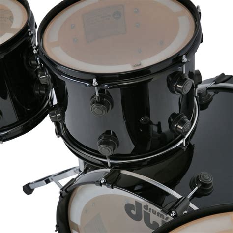 Dw Collectors Series Lacquer Custom Solid Black Komplet Bubnjeva