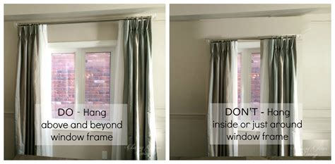 Wondering how to hang curtains? How to Hang Draperies - Not the Dollhouse Way — Classy ...