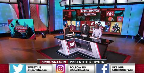 Full game replays · college sports · international sports ESPN's 'SportsNation' updates studio, desk for new co-host ...