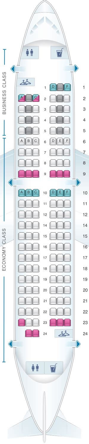 Seat Map Air France Airbus A318 Europe Seatmaestro