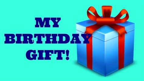 Birthday gift ideas for the loved ones in your life. My Birthday Gift - YouTube