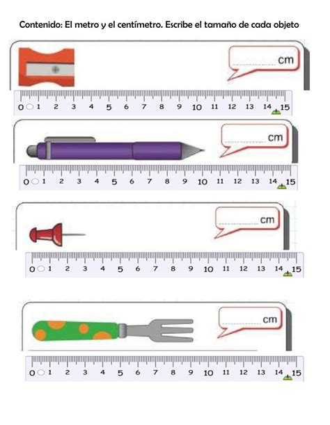 Medidas De Longitud Ficha Interactiva D Sexiz Pix