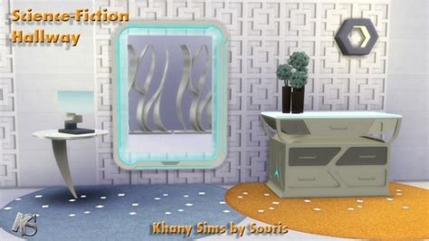 Science Fiction Hallway By Souris At Khany Sims Sims 4 Updates