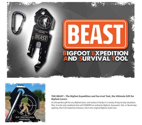 Beast Multi Tool Bigfoot Expedition And Survival Tool By Squatch Metalworks
