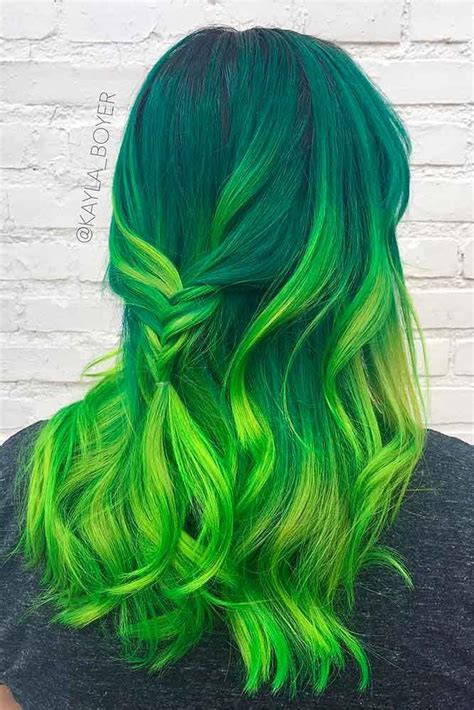 30 Captivating Ideas For Green Hair That Will Inspire You To Take The