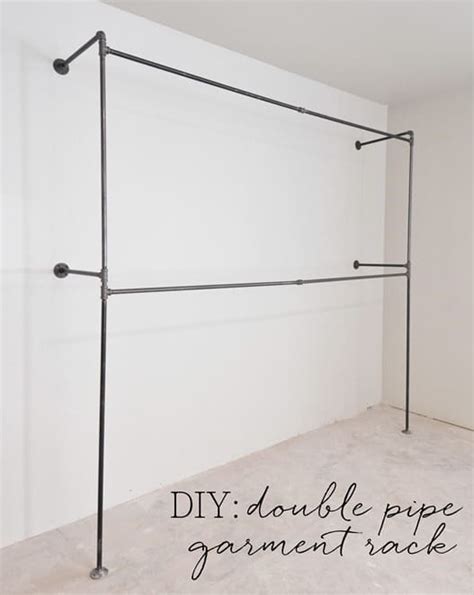 Diy Pvc Pipe Clothes Rack 3 Level Pvc Clothing Rack Made This For My