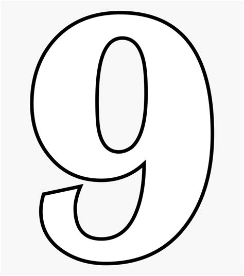 Number Nine Clipart Black And White Clip Art Library Images And Photos Finder