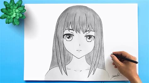Anime Face Drawing Tutorial How To Draw Anime Girl Face Easy Step By