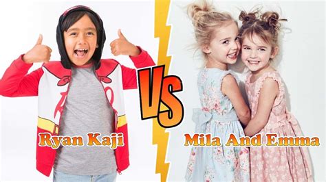 Ryan Kaji Ryans World Vs Mila And Emma Transformation New Stars