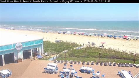 South Padre Island LIVE North Beach Webcam At Sand Rose Beach Resort