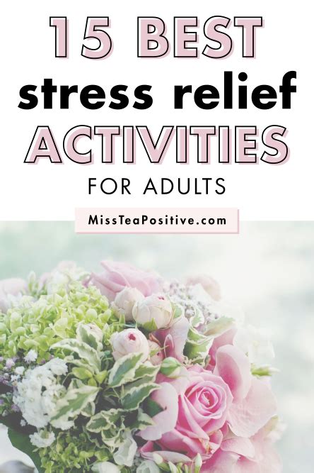15 Stress Relief Activities For Adults Fun Calming — Miss Tea Positive