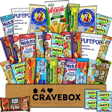 Bar Snack T Box Cravebox Deluxe Care Package Snack