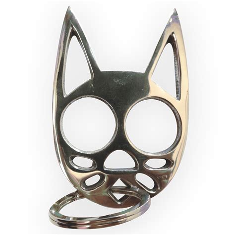 Buy Cat Knuckle Keychain Ss Brass For Women Self Defense Online ₹299