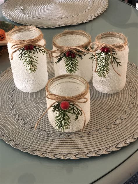 Recycled Jar Luminaries Xmas Crafts Christmas Crafts Diy Christmas