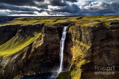 Haifoss Waterfall Iceland Photograph By M G Whittingham Fine Art America
