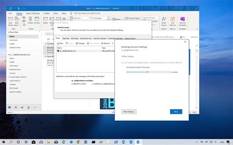 Sign in to access your outlook, hotmail or live email account. How to change amount of emails download in Outlook ...