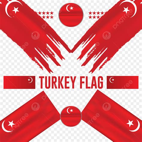 Turkish Flag Vector Design Images Turkish Or Turkey Flag Vector Wavy