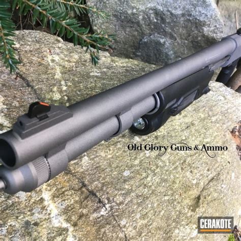 Mossberg 590 Shotgun Finished In H 152 Stainless By Dana Ryll Cerakote