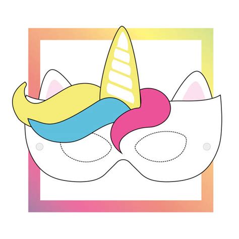 Unicorn Mask Illustrations Royalty Free Vector Graphics And Clip Art
