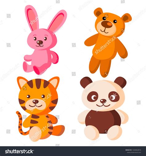 Stuff Animal Bunny Over 169 Royalty Free Licensable Stock Vectors