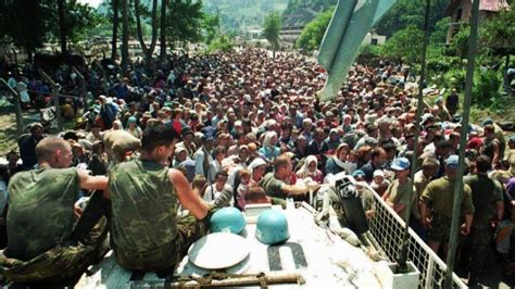 History of the srebrenica massacre, the slaying of more than 7,000 bosniak men and boys by bosnian serb forces. Dutch troops held partly responsible for Srebrenica ...
