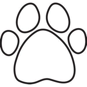 Bear paw coloring page pages pinterest template. paw print coloring pages - Google Search | Dibujos ...