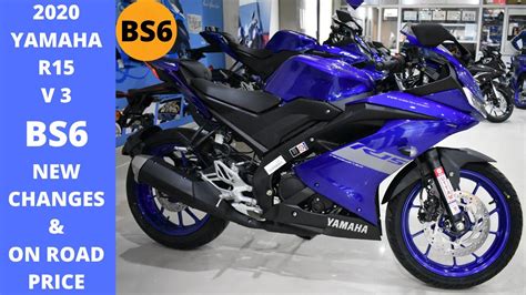The yamaha r15 v3 is a premium motorcycle in the 150cc segment. 2020 Yamaha R15 V3 BS6 Detailed Wolkaround Review || 5 New ...