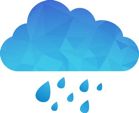 Euclidean Blue Transprent Transparent Cartoon Rain Cloud Clip Art Library