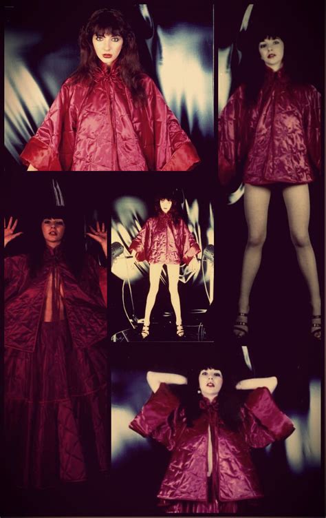 Kate Bush Photographed By Claude Vanheye In 1978 Dress By Fong Leng