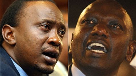 Uhuru Kenyatta And William Ruto Seek Kenyan Alliance Bbc News