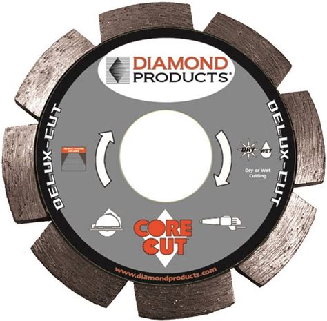 Diamond Products 21072 Deluxe Cut Segmented Rim Circular Saw Blade 4 1