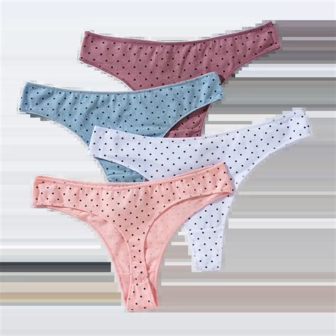 Cotton Sexy Underwear Cotton Thong Panties 3pcsset Womens G