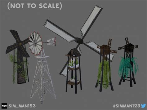 Windmills Eco Living By Simman123 At Tsr Sims 4 Updates