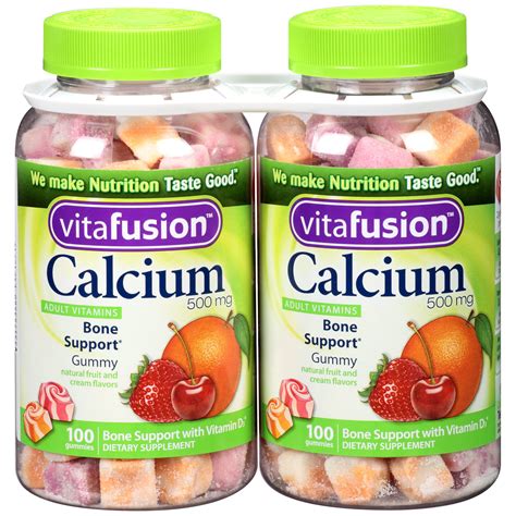 Vitafusion Calcium Gummies 500 Mg 200 Ct