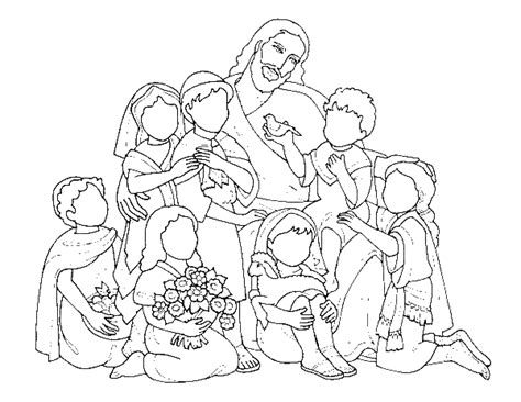 Jesus Is Love Coloring Page