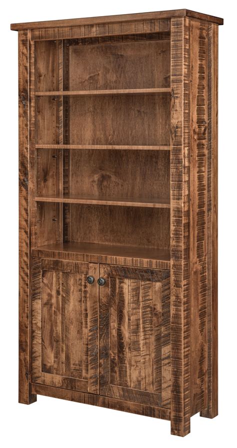 El Paso Bookcase Amish Solid Wood Bookcases Kvadro Furniture