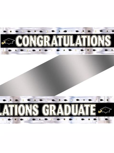 Congratulations Graduate Foil Banner 27m
