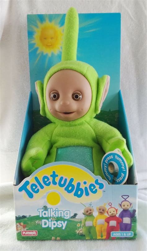 Teletubbies Playskool 1998 Dipsy Teletubbies 14 Plush Talking Doll