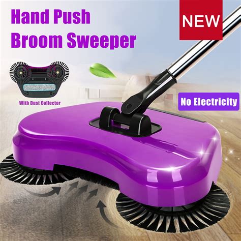360 Degree Rotating Household Hand Push Floor Sweeper Broom Dustpan