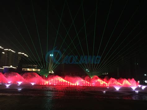 Outdoor Water Show Dancing Music Fountain With Rgb Laser Light China