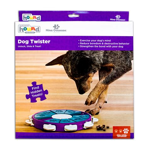 Keep your dog & cat busy & exercise their mind. Nina Ottosson Dog Toys Shop - DOG TWISTER - NEW