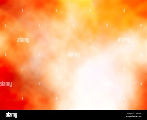 Illustrated Background Of Smoky Orange Mist Stock Photo Alamy