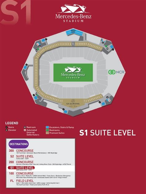 Seating Chart For Mercedes Benz Stadium