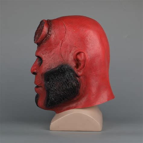 Hellboy Mask Latex Masquerade Carnival Costume Masks Hood Cosplay Mask