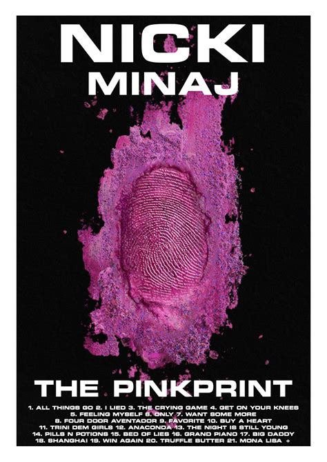 The Pinkprint Nicki Minaj A Captivating Album Poster