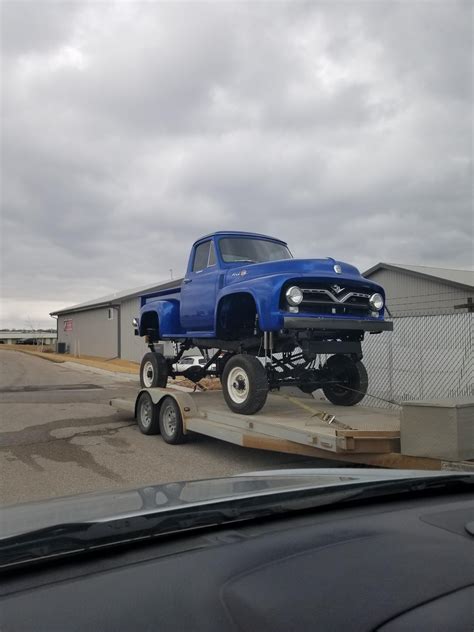 My Coworkers Lifted 50s Ford His Good Tires Are Inside The Shop Right