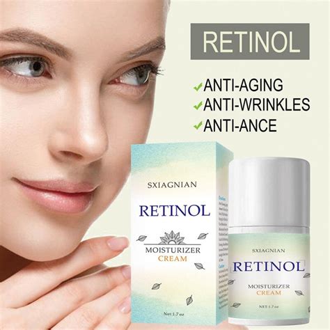 Retinol Vitamin A Night Day C Ream Moisturize Sensitive Anti Aging