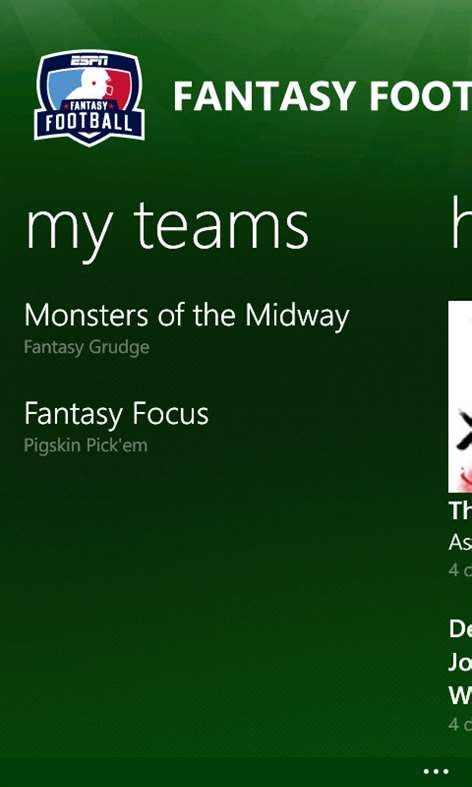 And even though there's millions of fantasy football players, no one is more excited about the new app than michael smith. ESPN Fantasy Football for Windows 10 free download on 10 ...